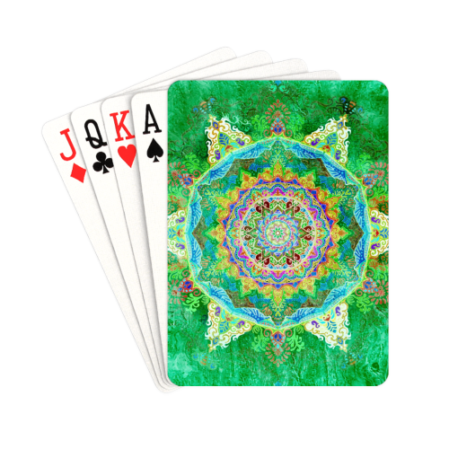 India 17 Playing Cards 2.5"x3.5"