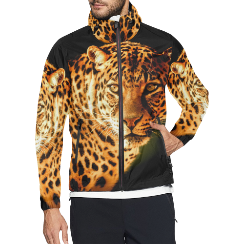 90s-00'S Nike Athletic 72 All-Over Print Windbreaker, Men's Size L polyester black type Vintage Second Hand
