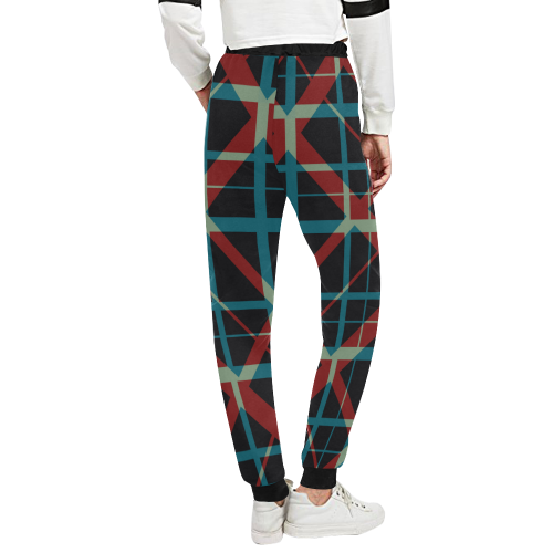 Classic style plaid pattern design Unisex All Over Print Sweatpants ...