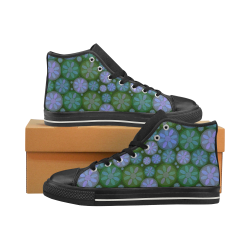zappwaits 002 Women's Classic High Top Canvas Shoes (Model 017)