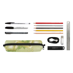 Beautiful soft green roses Pencil Pouch/Small (Model 1681)