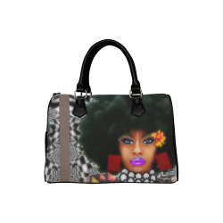 FUEL UP HANBAG BROWN Boston Handbag (Model 1621)