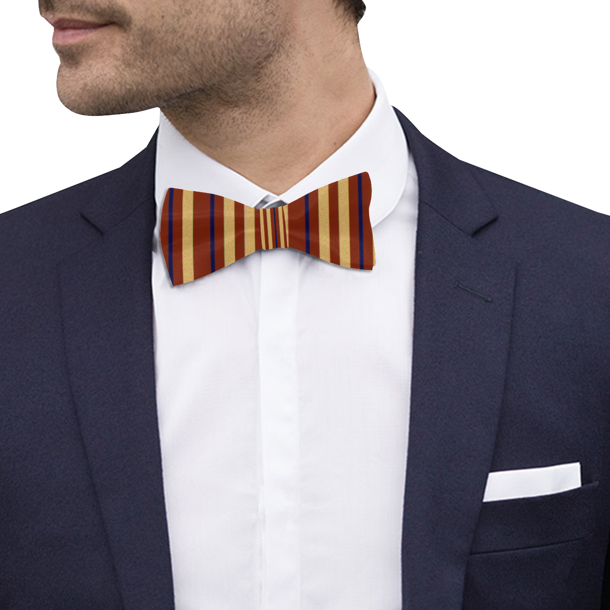 Picture of Retro 1970s Custom Bow Tie | ID: D5351406