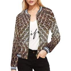 Bling Krone by Artdream All Over Print Bomber Jacket for Women (Model H21)