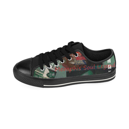 William Bell Collage 1 Canvas Women's Shoes/Large Size (Model 018)