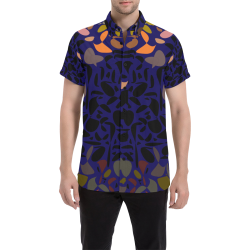 zappwaits z355 Men's All Over Print Short Sleeve Shirt/Large Size (Model T53)