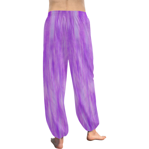 Purple Lavender Splash Women's All Over Print Harem Pants (Model L18 ...