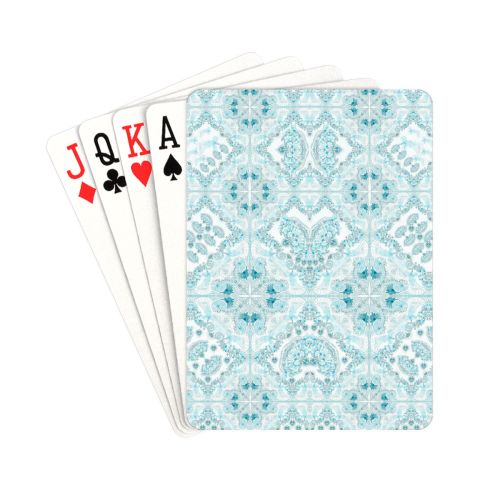 sweet nature-turquoise Playing Cards 2.5"x3.5"
