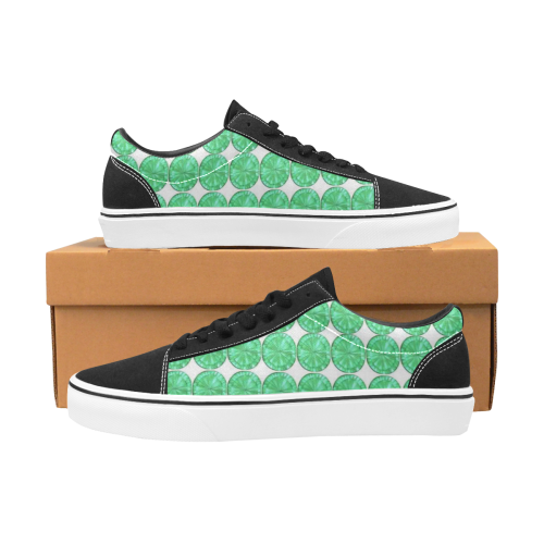 emerald Men's Low Top Skateboarding Shoes (Model E001-2)