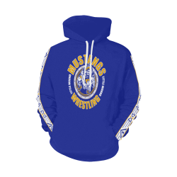 Little Wound Mustangs All Over Print Hoodie for Men (USA Size) (Model H13)