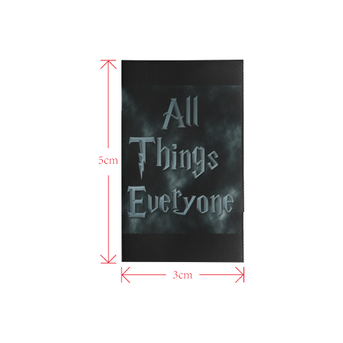 All Thigs Everyone Logo Private Brand Tag on Window Curtain (3cm X 5cm)