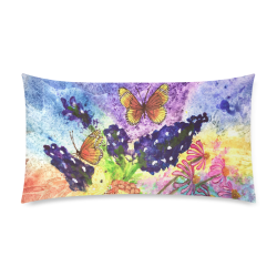 Bluebonnet Bouquet 20x36 Double Sided Pillowcase Rectangle Pillow Case 20"x36"(Twin Sides)