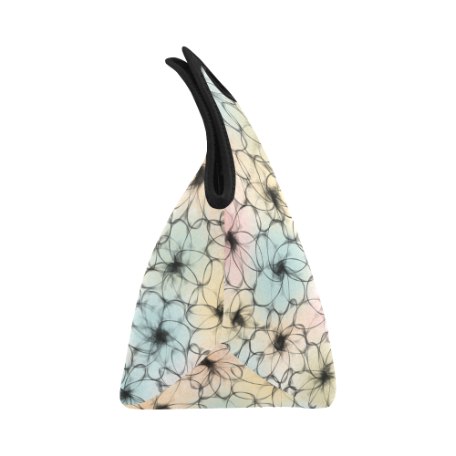 Pastel Flowers. Inspired by the Magic Island of Gotland. Neoprene Lunch Bag/Small (Model 1669)