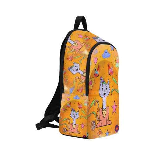 Cat Popart Fun by Nico Bielow Fabric Backpack for Adult (Model 1659)