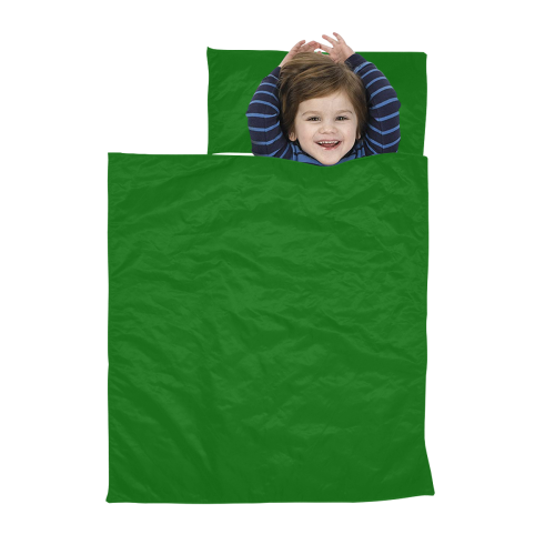 color dark green Kids' Sleeping Bag