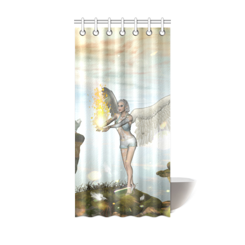 Beautiful Fairy Shower Curtain 36 X72, Fairy Shower Curtain