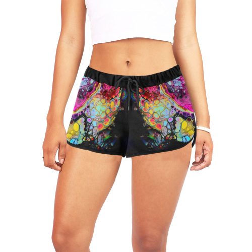 dragon gem shorts Women's All Over Print Relaxed Shorts (Model L19)