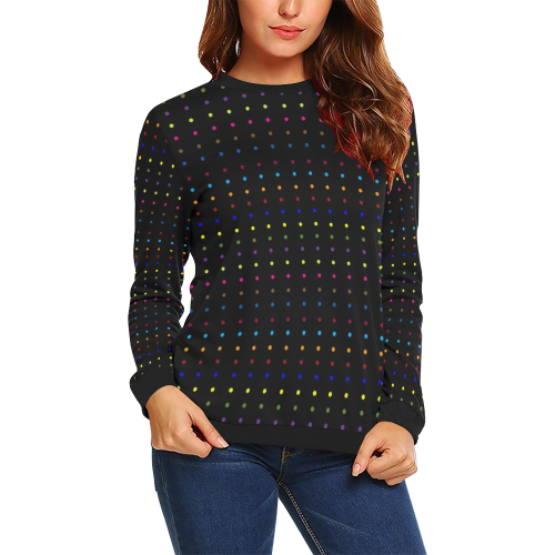 Dots & Colors Modern, Colorful pattern design All Over Print Crewneck ...