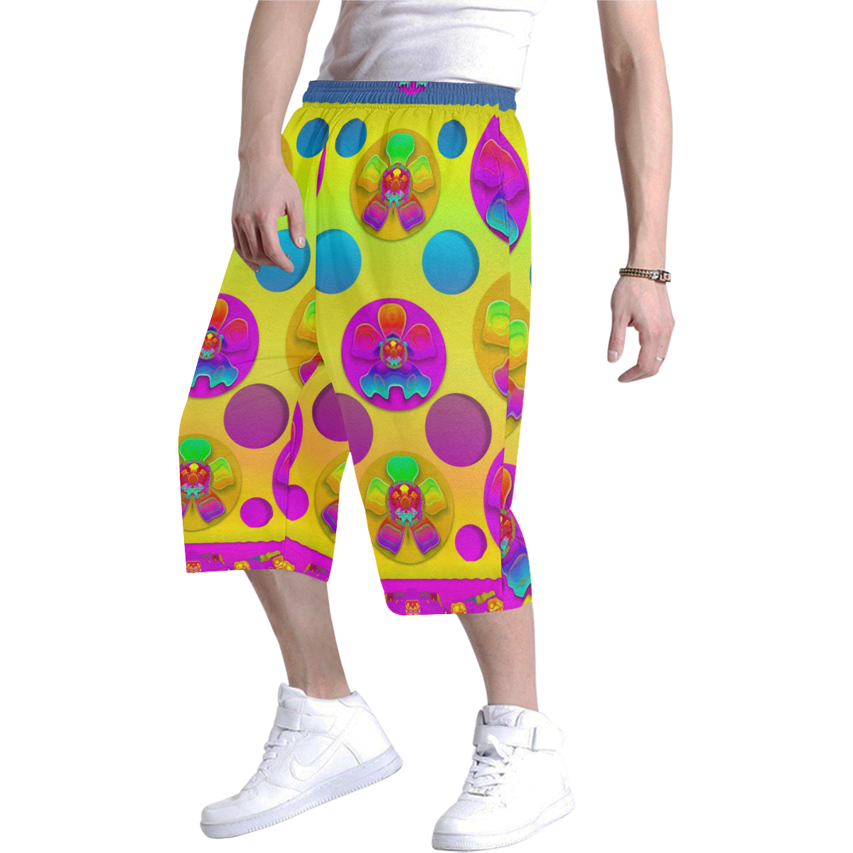 Power flowers in festive flower power festival Men's All Over Print