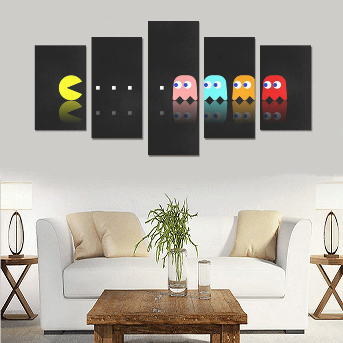 Pac-Man Canvas Print Sets C (No Frame) | ID: D2951909