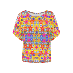 star gworgwous Women's Batwing-Sleeved Blouse T shirt (Model T44)