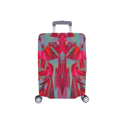 assymetry fushia Luggage Cover/Small 18"-21"