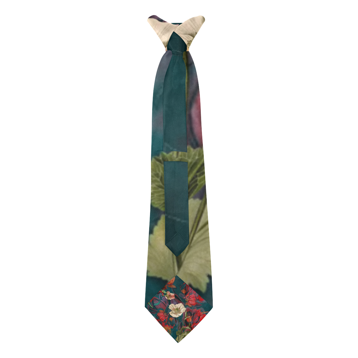 Hidden Pattern Tie flowers #flowers #pattern Custom Peekaboo Tie with Hidden Picture | ID ...