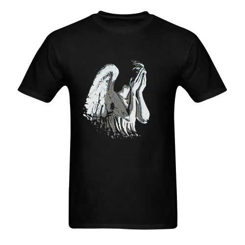 Alert - Weeping Angel  - Dont Blink 1 Men's T-shirt in USA Size (Two Sides Printing) (Model T02)