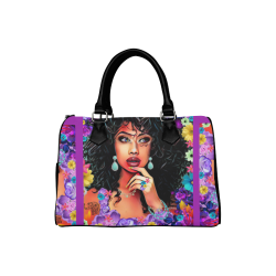 FLOWERZ Boston Handbag (Model 1621)