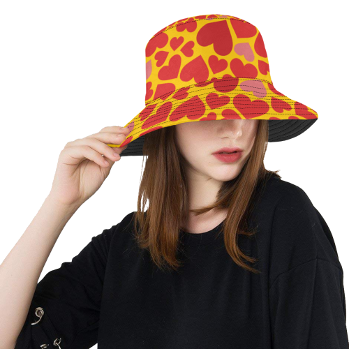 love pattern 3 All Over Print Bucket Hat