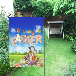 happy Easter Garden Flag 28''x40'' （Without Flagpole）