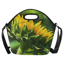 Sunflower New Beginnings Neoprene Lunch Bag/Large (Model 1669)