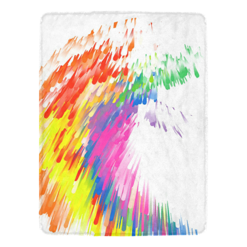 Explosion Popart by Nico Bielow Ultra-Soft Micro Fleece Blanket 60"x80"