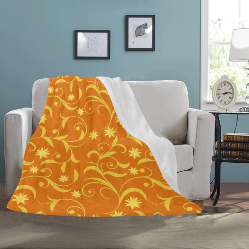 Yellow leaves Ultra-Soft Micro Fleece Blanket 50"x60"