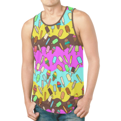 Ice Cream Treats Illustration New All Over Print Tank Top for Men (Model T46)