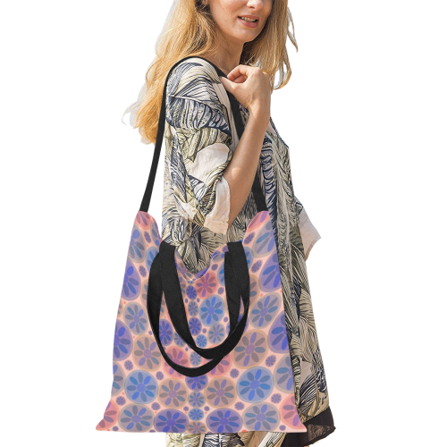 zappwaits flower 7 All Over Print Canvas Tote Bag/Medium (Model 1698)