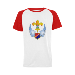 Homenetmen Հ.Մ.Ը.Մ. Men's Raglan T-shirt Big Size (USA Size) (Model T11)