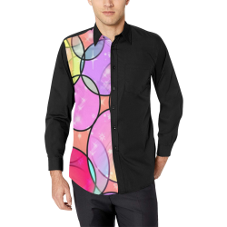 Abt by PopartLover Men's All Over Print Casual Dress Shirt (Model T61)