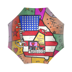 Marietta Popart by Nico Bielow Foldable Umbrella (Model U01)