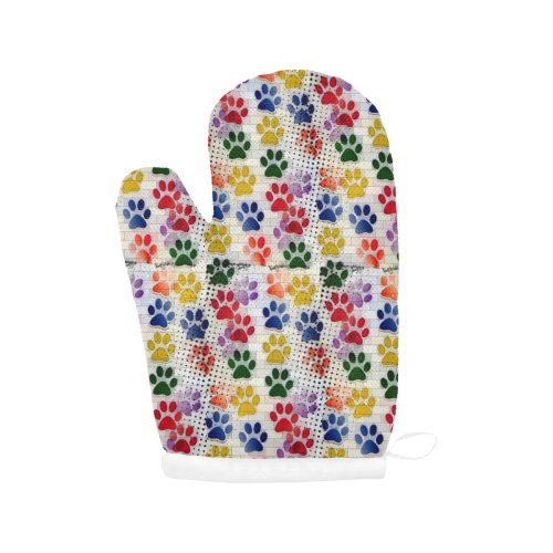 Paws by Nico Bielow Oven Mitt (Two Pieces)