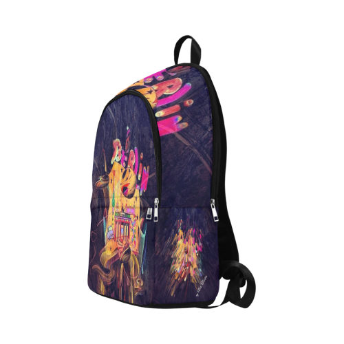 Berlin Popart by Nico Bielow Fabric Backpack for Adult (Model 1659)