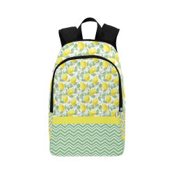 Lemons With Chevron 2 Fabric Backpack for Adult (Model 1659)
