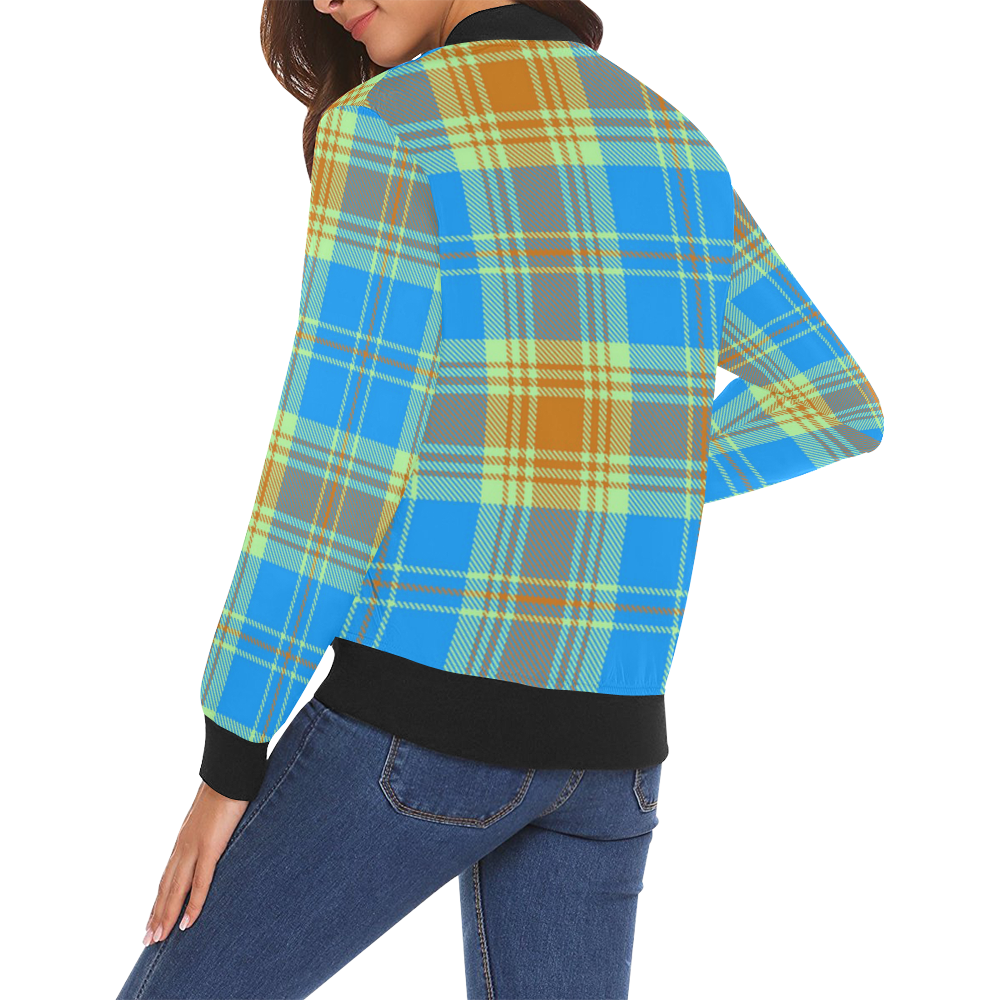 Skull Pirate Print Pattern Women Casual Bomber Jacket