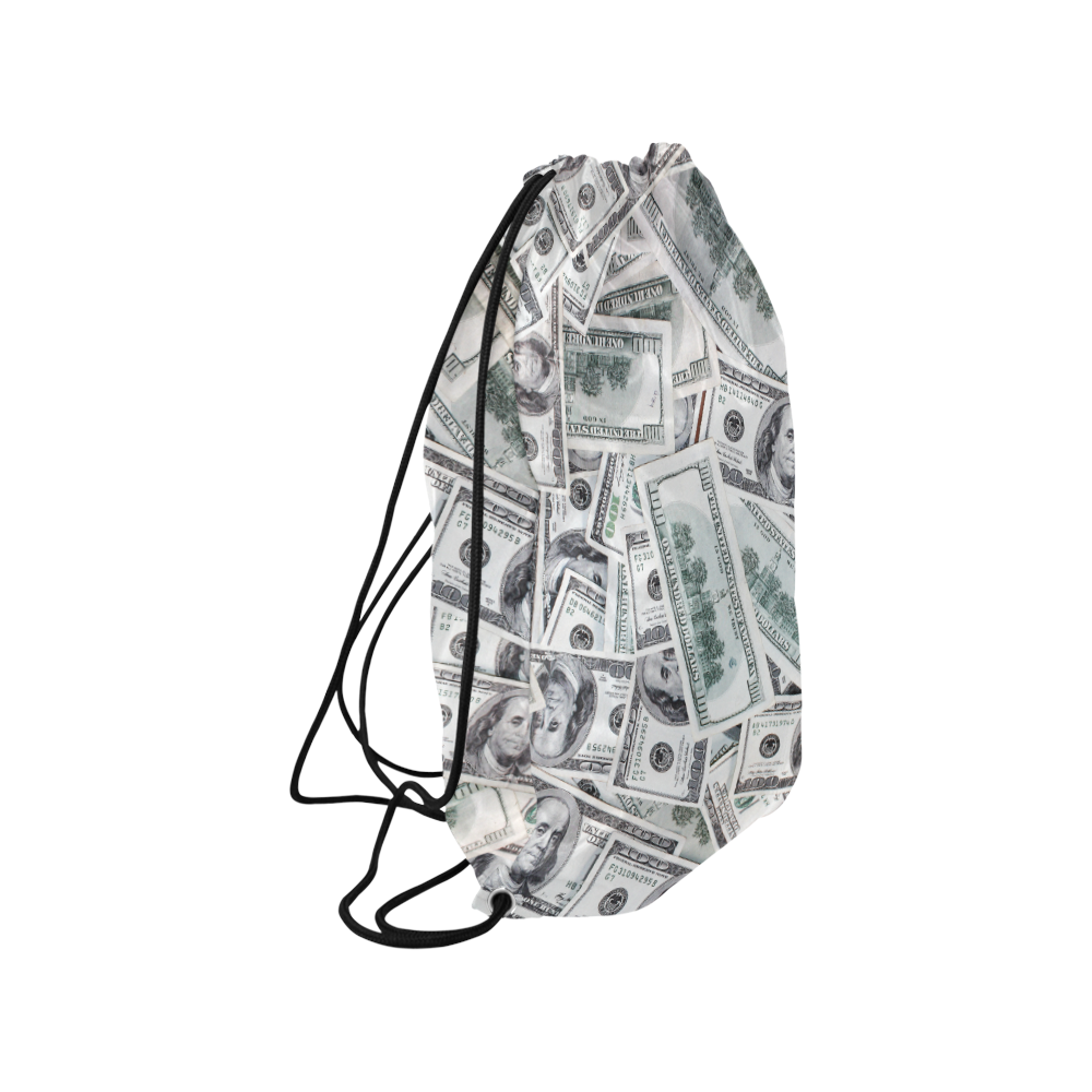 Cash Money / Hundred Dollar Bills Medium Drawstring Bag Model 1604 ...