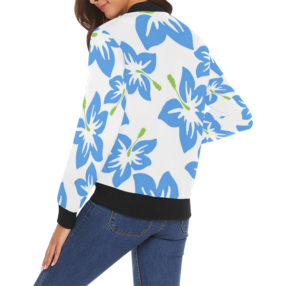 Women's All-Over Print Bomber Jacket