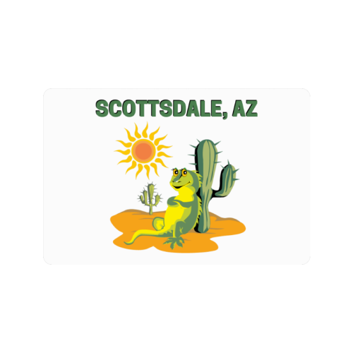 Scottsdale, Arizona Doormat 24"x16"