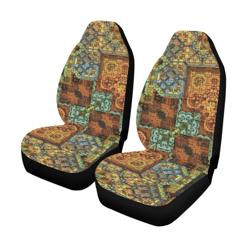 Patchwork Car Seat Covers (Set of 2)