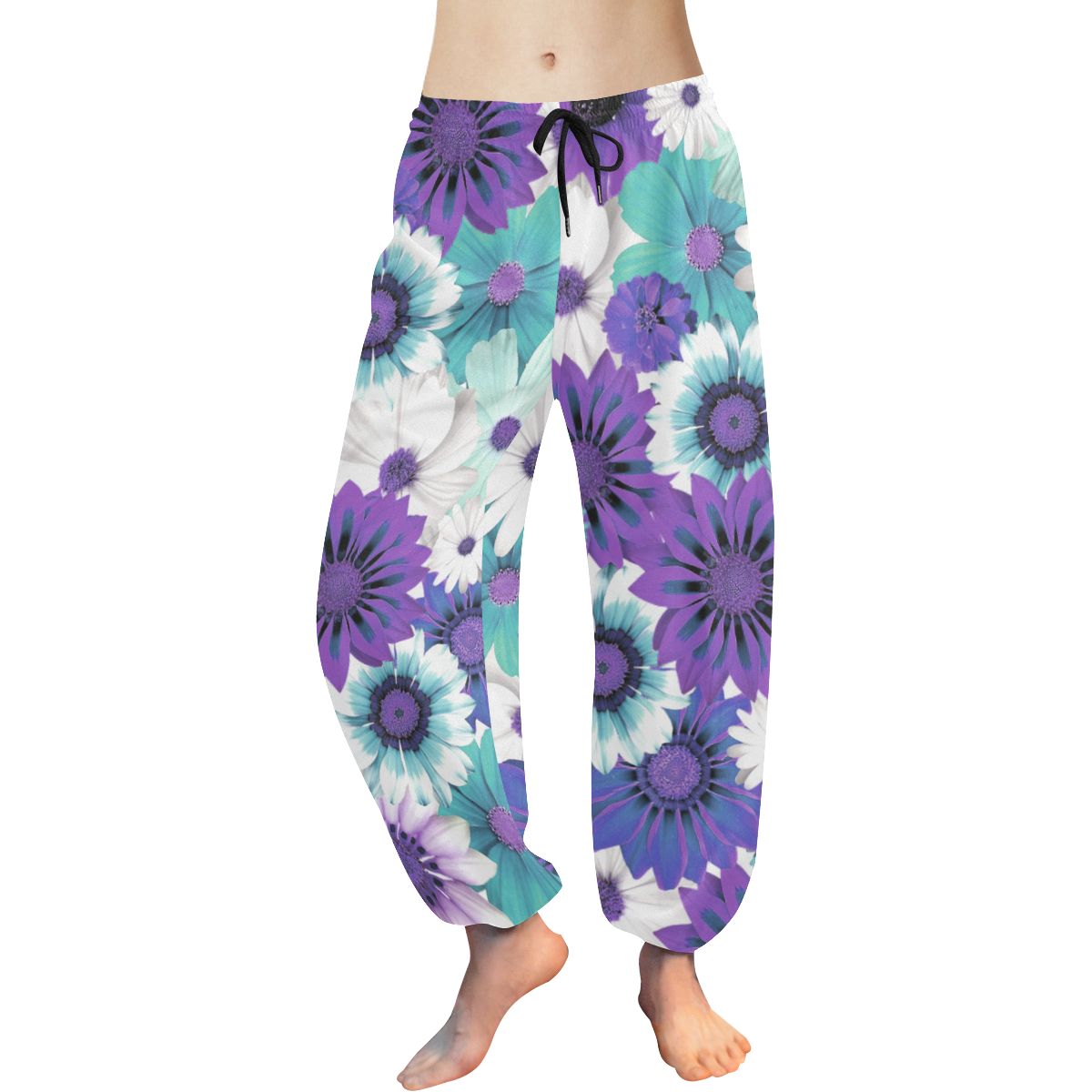 Spring Time Flowers 6 Women's All Over Print Harem Pants (Model L18 ...