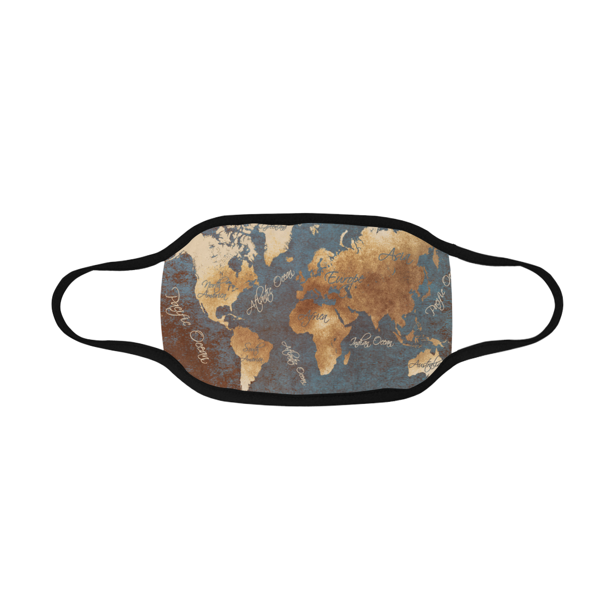 world map #map #worldmap Mouth Mask (60 Filters Included) (Non-medical ...