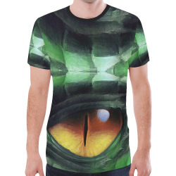 Dragon Eye New All Over Print T-shirt for Men (Model T45)